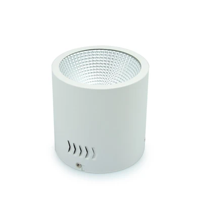 Gambar Krisbow Lampu Downlight LED COB Surface 12 Watt 38D 3000K Warm White