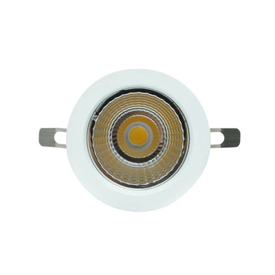 Gambar Krisbow Lampu Downlight LED Fix Reflect 10 Watt 24D 3000K Warm White