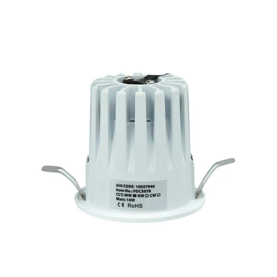 Gambar Krisbow Lampu Downlight LED Fix Reflect 10 Watt 24D 3000K Warm White