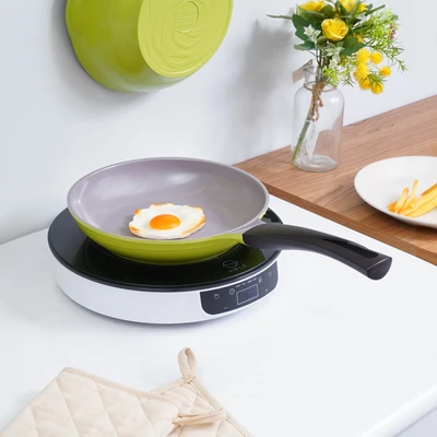 Gambar Cheftopf Wajan Penggorengan Aluminium 24 cm - Hijau