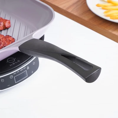Gambar Cheftopf Wajan Panggang Aluminium 28 cm - Ungu Lavender
