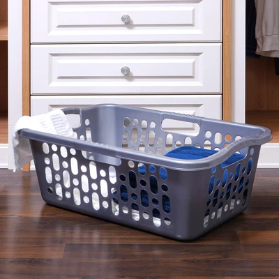 Gambar Stora Keranjang Laundry Serbaguna 65x45x27 cm - Abu-Abu