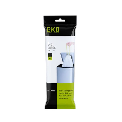 Gambar EKO Kantong Sampah Dengan Tali Serut 3-6 Liter Set 40 Pcs - Putih