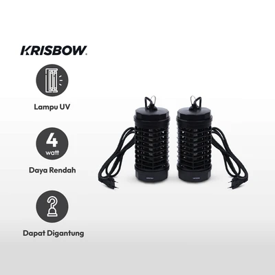 Gambar Krisbow Set 2 Pcs Perangkap Nyamuk 4 Watt