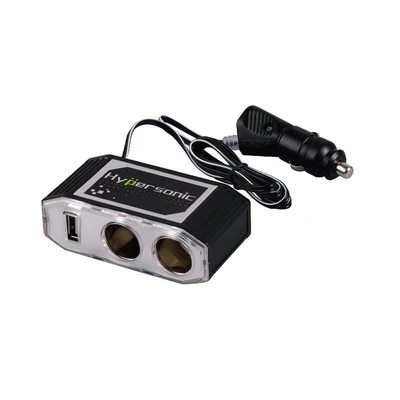 Gambar Hypersonic Charger Mobil 3 Soket Hp2690