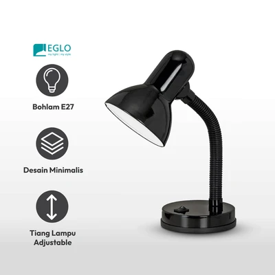 Gambar Eglo Basic Lampu Meja - Hitam