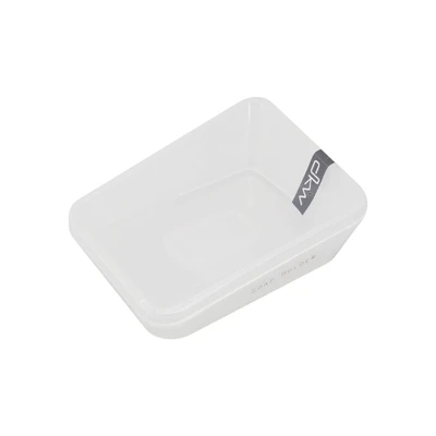 Gambar Dkw Tempat Sabun Batang Moom Dengan Tulisan Soap Holder - Putih