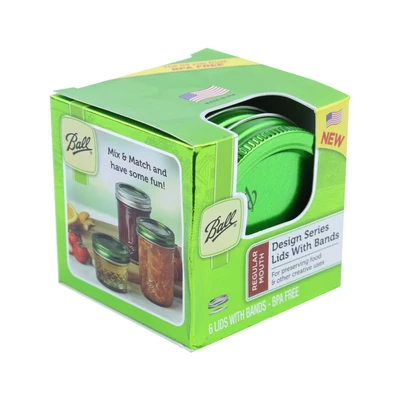 Gambar Jarden Home Ball Tutup Stoples Metal Regular Set 6 pcs - Hijau