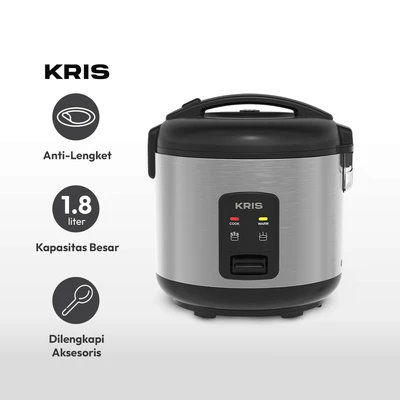 Gambar Kris Deluxe Rice Cooker 1.8 Liter - Silver