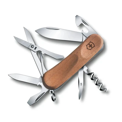 Gambar Victorinox Evolution Alat Saku Serbaguna Kayu 14 In 1 - Cokelat