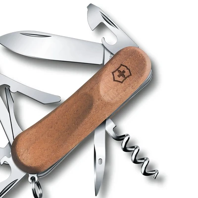 Gambar Victorinox Evolution Alat Saku Serbaguna Kayu 14 In 1 - Cokelat