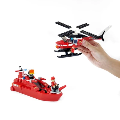 Gambar Emco Fire Boat And Helicopter