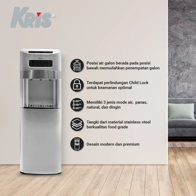 Gambar Kris Dispenser Air Bottom Loading - Silver