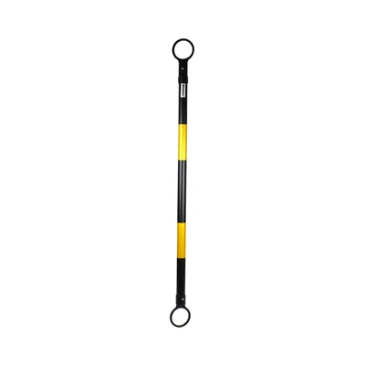 Gambar Krisbow Cone Bar Retractable 1.3-2.15 M - Hitam/Kuning