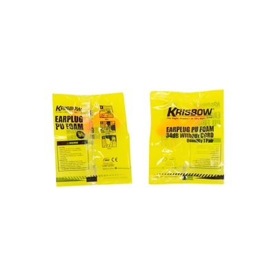 Gambar Krisbow Set 200 Pasang Earplug Busa Polyurethane