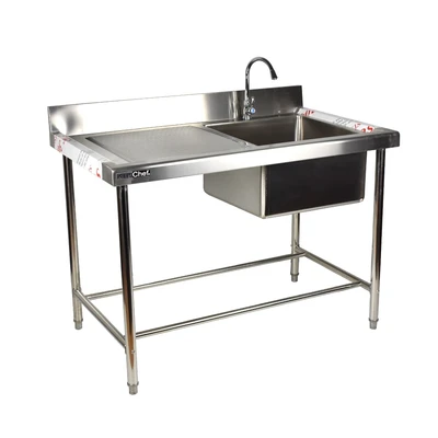 Gambar Kris 120 cm Wastafel Cuci Piring Single Sink Stainless Steel