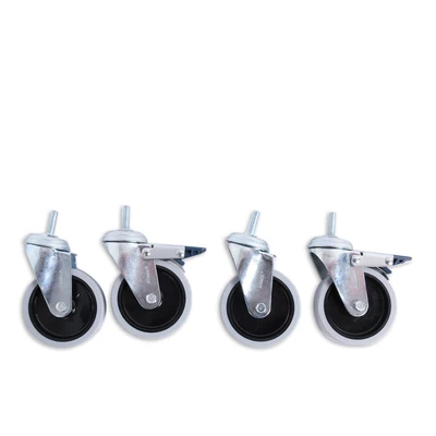 Gambar Krisbow Set Roda Troli Industrial 100Mm 4 pcs