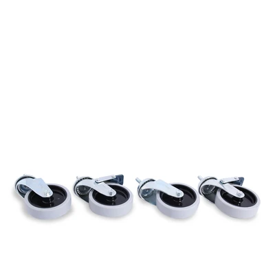 Gambar Krisbow Set Roda Troli Industrial 100Mm 4 pcs