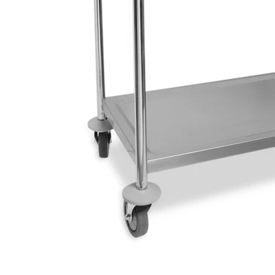 Gambar Krisbow Troli Dapur 2 Tingkat Stainless Steel - Silver