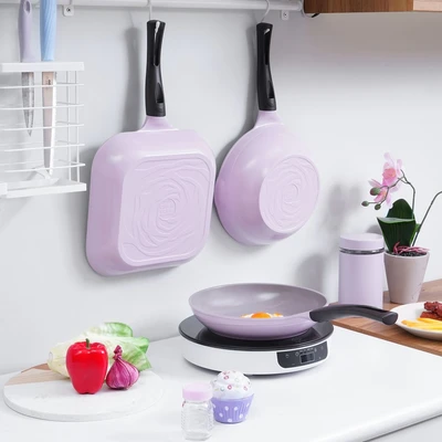 Gambar Cheftopf Wajan Aluminium 26 cm - Ungu