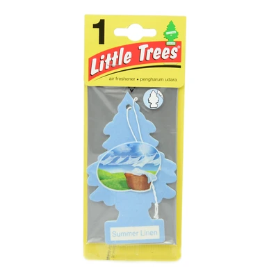 Gambar Little Trees Summer Linen Pengharum Mobil Gantung - Biru
