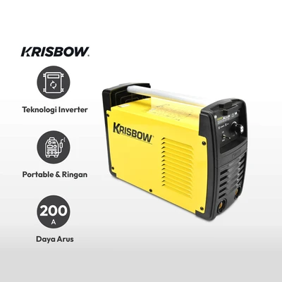 Gambar Krisbow Mesin Las Inverter 200A 1Ph Vrsd20