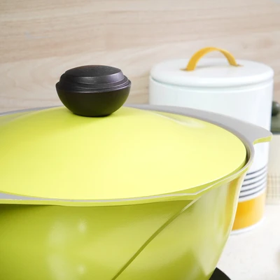 Gambar Cheftopf Panci Casserole Ceramic Coating 26 cm - Hijau Bud