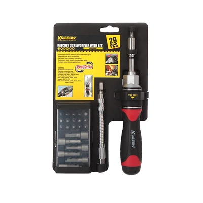 Gambar Krisbow Obeng Ratchet Dengan Bit Lrrs29 Set 29 pcs
