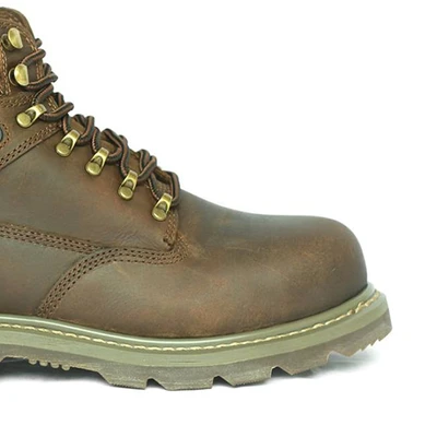 Gambar Krisbow Ukuran 40 Vulcan Sepatu Pengaman - Cokelat