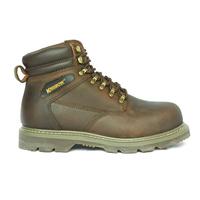 Gambar Krisbow Ukuran 41 Vulcan Sepatu Pengaman - Cokelat