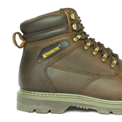 Gambar Krisbow Ukuran 41 Vulcan Sepatu Pengaman - Cokelat