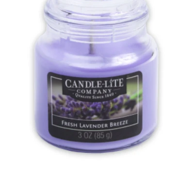 Gambar Candle Lite 85 Gr Fresh Lavender Breeze Lilin Aromaterapi