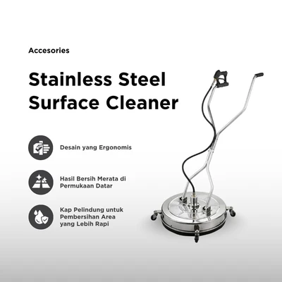Gambar Krisbow 53.3 cm Surface Cleaner Stainless Steel