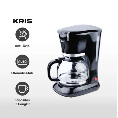 Gambar Kris 1.5 Ltr Coffee Maker - Hitam