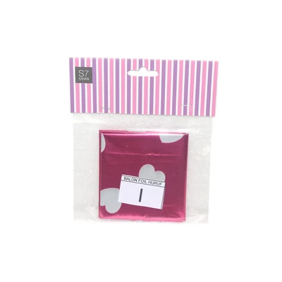 Gambar S7even Balon Foil Huruf I