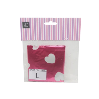 Gambar S7even Balon Foil Huruf L