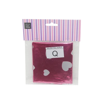 Gambar S7even Balon Foil Huruf Q