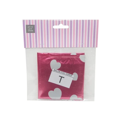 Gambar S7even Balon Foil Huruf T