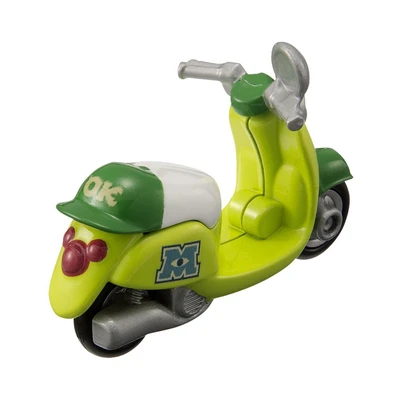 Gambar Tomica Diecast Disney Monsters University Mike Bike 1:64 - Hijau