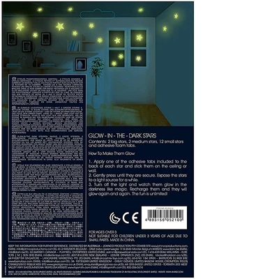 Gambar 4m Hiasan Dinding Room Decor Glow Star 00-05210