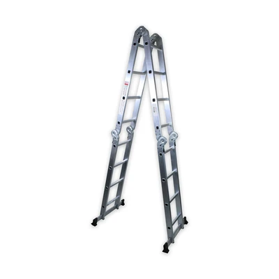 Gambar Krisbow 4.4 Mtr Tangga Aluminium Multifungsi 4X4 Steps
