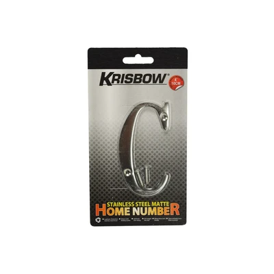 Gambar Krisbow Huruf Rumah C Stainless Steel 10 cm