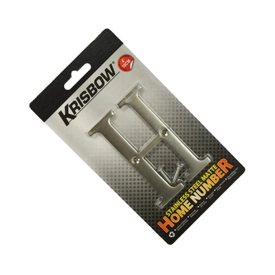 Gambar Krisbow Huruf Rumah H Stainless Steel 10 cm