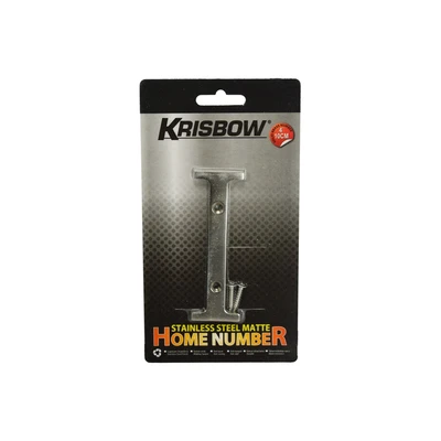 Gambar Krisbow Huruf Rumah I Stainless Steel 10 cm