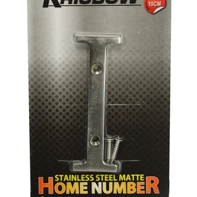 Gambar Krisbow Huruf Rumah I Stainless Steel 10 cm