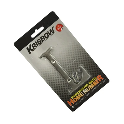 Gambar Krisbow Huruf Rumah L Stainless Steel 10 cm