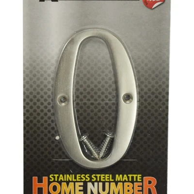 Gambar Krisbow Huruf Rumah O Stainless Steel 10 cm
