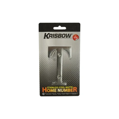 Gambar Krisbow Huruf Rumah T Stainless Steel 10 cm