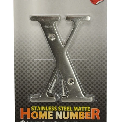 Gambar Krisbow Huruf Rumah x Stainless Steel 10 cm