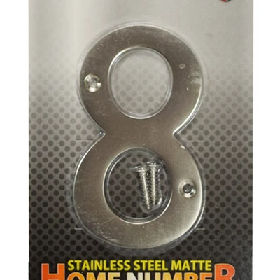 Gambar Krisbow Angka Rumah 8 Stainless Steel 10 cm